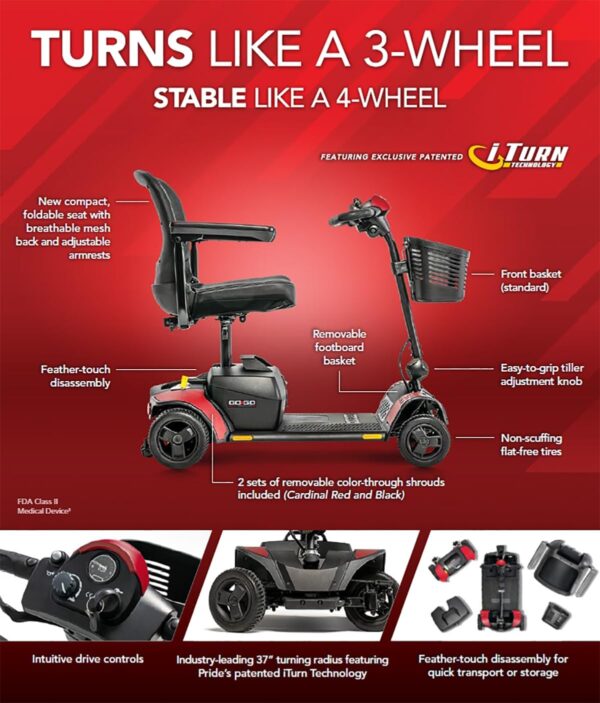Pride Go-Go Elite Traveller 2 (4-Wheel)