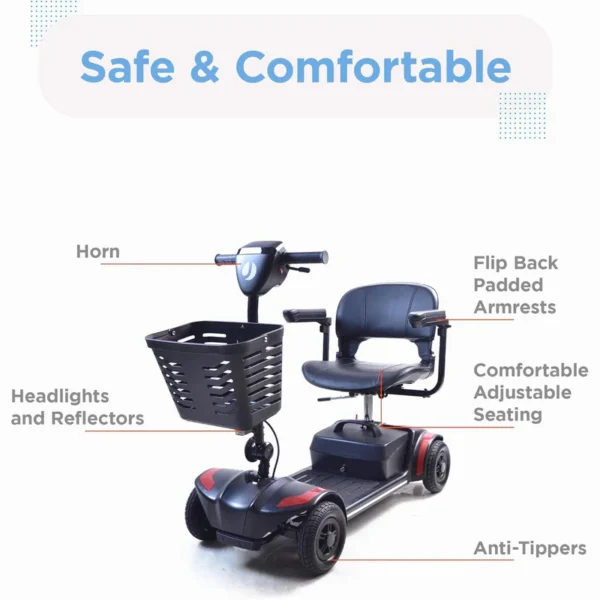 4-Wheel Power Scooter (Rental)