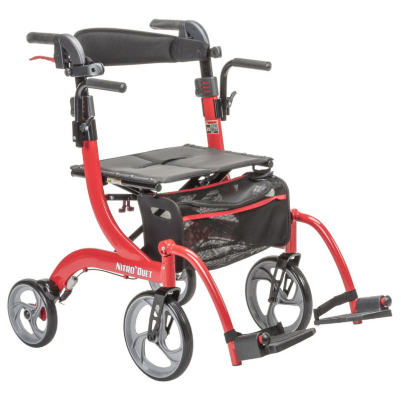 Nitro Duet Rollator and Transport Chair
