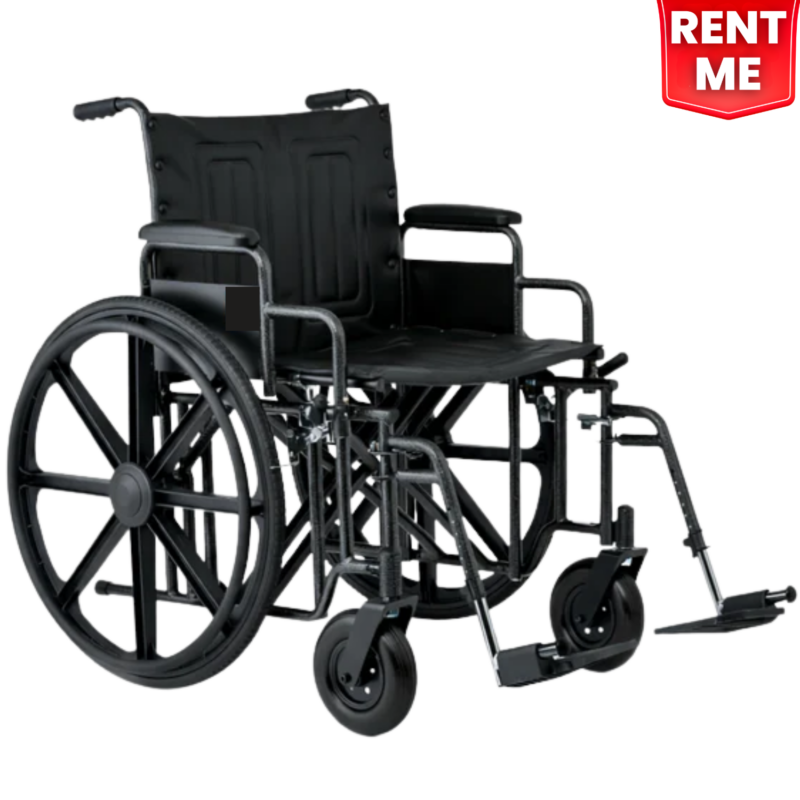 Manual Extra-Wide Wheelchair (Rental)
