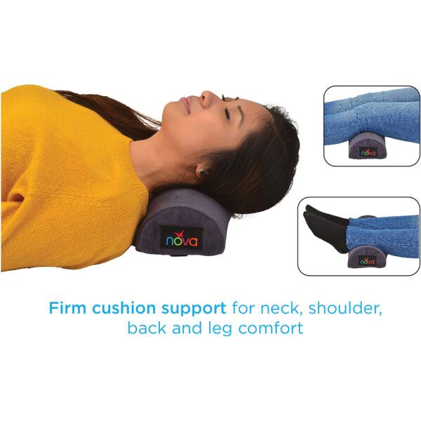 Nova Half Roll Pillow ( Memory Foam)