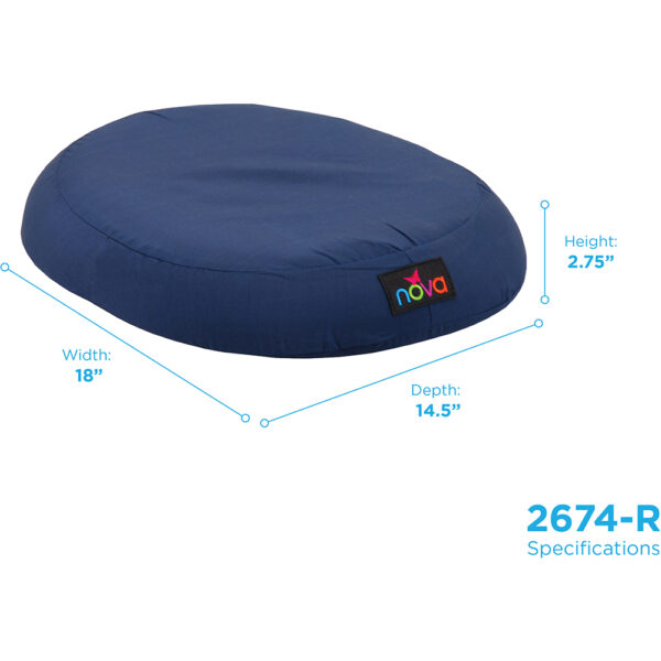 Nova Comfort Ring Seat Cushion 18" (Molded Foam)