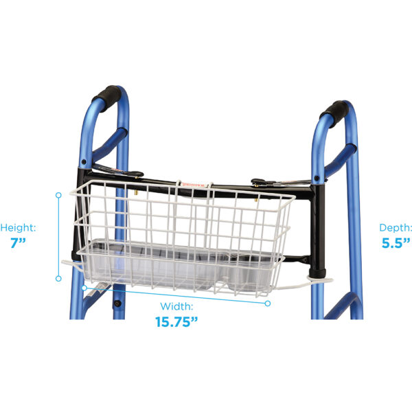 Nova Folding Walker Basket w/ Liner