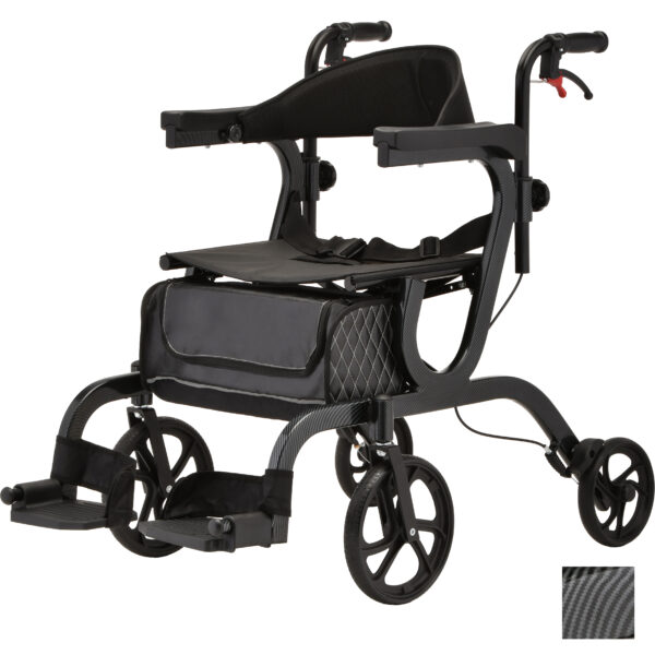 Nova Gemini 2-N-1 Rollator Transport Chair