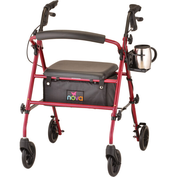 Nova Adjustable Drink Holder (Folding Walkers, Rollators, Wheelchairs, and Scooters)