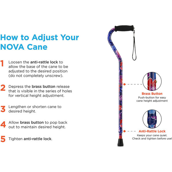 Nova Offset Designer Cane