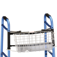 Folding Walker Basket with Liner