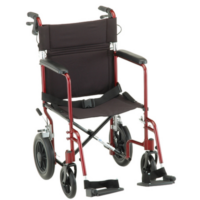 Transport Chair with 12" Rear Wheels