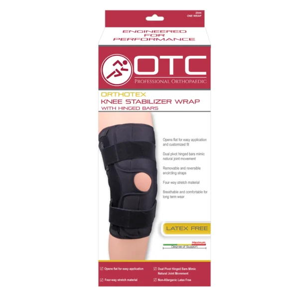 Knee Stabilizer Wrap w/ Hinged Bars