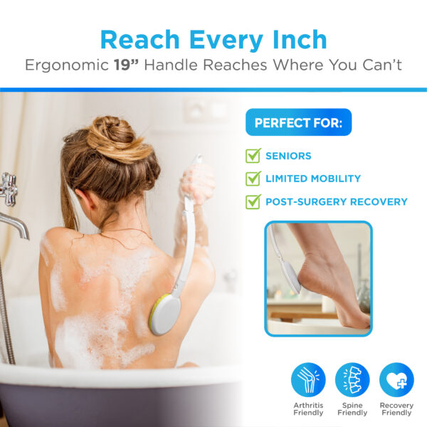 3-in-1 Bath Brush Set