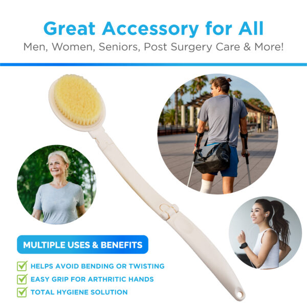 3-in-1 Bath Brush Set