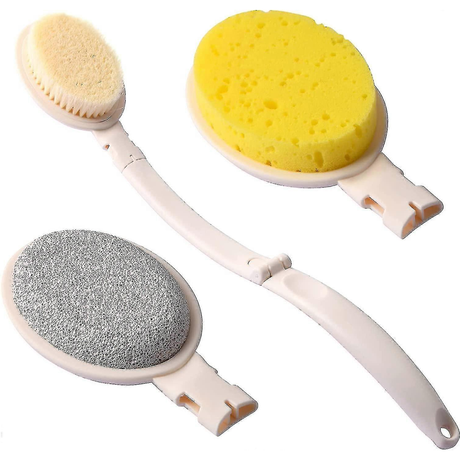3-in-1 Bath Brush Set
